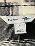 Old Navy 100% Cotton Plaid Black Long Sleeve Button-Down Shirt Size S - photo 7