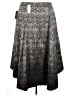 Lela Rose Paisley Silver Formal Skirt Size 28 - photo 2