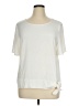 Talbots Ivory Short Sleeve Top Size XL - photo 1