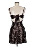 Crystal Doll Stars Brown Black Cocktail Dress Size M - photo 2