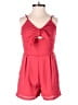 Japna 100% Polyester Solid Red Romper Size XS - photo 1