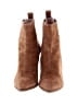 42 Gold 100% Leather Brown Ankle Boots Size 7 1/2 - photo 2