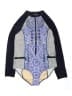 Cabana Life Paisley Blue Rash Guard Size XL - photo 1