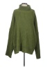 LBLC The Label 100% Acrylic Solid Green Turtleneck Sweater Size S - photo 1