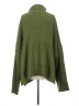 LBLC The Label 100% Acrylic Solid Green Turtleneck Sweater Size S - photo 2