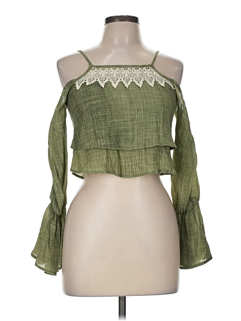 Pre-owned Sage The Label Sleeveless Blouse In Green