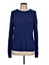 Line & Dot 100% Acrylic Blue Pullover Sweater Size L - photo 1