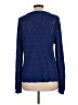 Line & Dot 100% Acrylic Blue Pullover Sweater Size L - photo 2