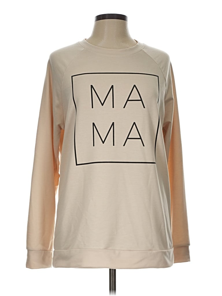 Pre-owned Unbranded Sweatshirt In Tan