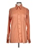 Bianca Solid Orange Long Sleeve Button-Down Shirt Size L - photo 1