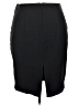 Express Solid Black Casual Skirt Size 18 - photo 2