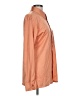 Bianca Solid Orange Long Sleeve Button-Down Shirt Size L - photo 4