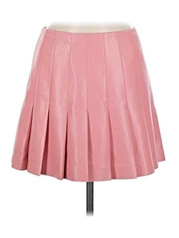 Alice + Olivia Faux Leather Skirt (view 1)