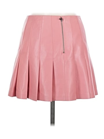 Alice + Olivia Faux Leather Skirt (view 2)