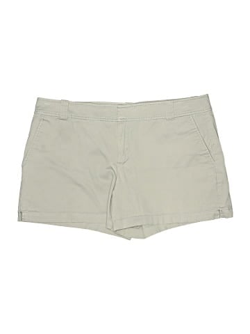 New York & Company Khaki Shorts (view 1)