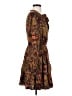 Jessica Simpson 100% Viscose Paisley Brown Casual Dress Size S - photo 4