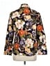 Chico's Floral Blue Long Sleeve Blouse Size Lg (2) - photo 2