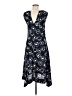 Theory 100% Silk Paisley Blue Casual Dress Size 6 - photo 2