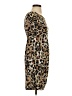 Diane von Furstenberg 100% Silk Animal Print Brown Casual Dress Size 2 - photo 4