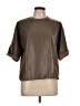 Assorted Brands Metallic Brown Short Sleeve Top Size L - photo 1