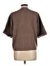 Assorted Brands Metallic Brown Short Sleeve Top Size L - photo 2