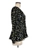 Vince Camuto 100% Polyester Black Long Sleeve Blouse Size M - photo 4
