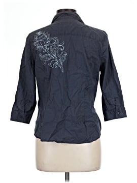 Talbots 3/4 Sleeve Button-Down Shirt (view 2)