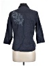 Talbots Graphic Blue 3/4 Sleeve Button-Down Shirt Size L - photo 2