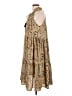 Boemo Paisley Tan Casual Dress Size L - photo 5