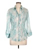 JM Collection Teal 3/4 Sleeve Blouse Size 10 - photo 1