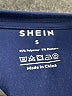 Shein Print Blue Short Sleeve T-Shirt Size S - photo 7