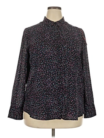 POPSUGAR Long Sleeve Blouse (view 1)