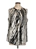 BOSS by HUGO BOSS 100% Polyester Silver Sleeveless Blouse Size 12 - photo 1