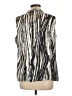 BOSS by HUGO BOSS 100% Polyester Silver Sleeveless Blouse Size 12 - photo 2