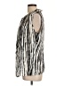 BOSS by HUGO BOSS 100% Polyester Silver Sleeveless Blouse Size 12 - photo 5