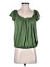 Max Studio Green Short Sleeve Top Size XS - photo 1