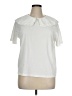 H&M 100% Cotton Ivory Short Sleeve Top Size XL - photo 1
