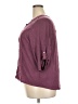 Democracy Purple 3/4 Sleeve Blouse Size 2X - photo 5