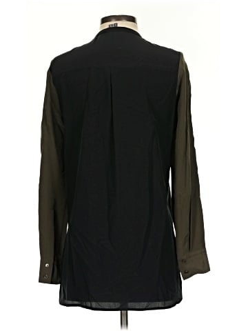 Vince. Long Sleeve Silk Top (view 2)