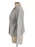 Caslon 100% Linen Gray Blazer Size L - photo 5