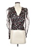 ASTR The Label 100% Polyester Black 3/4 Sleeve Blouse Size S - photo 1