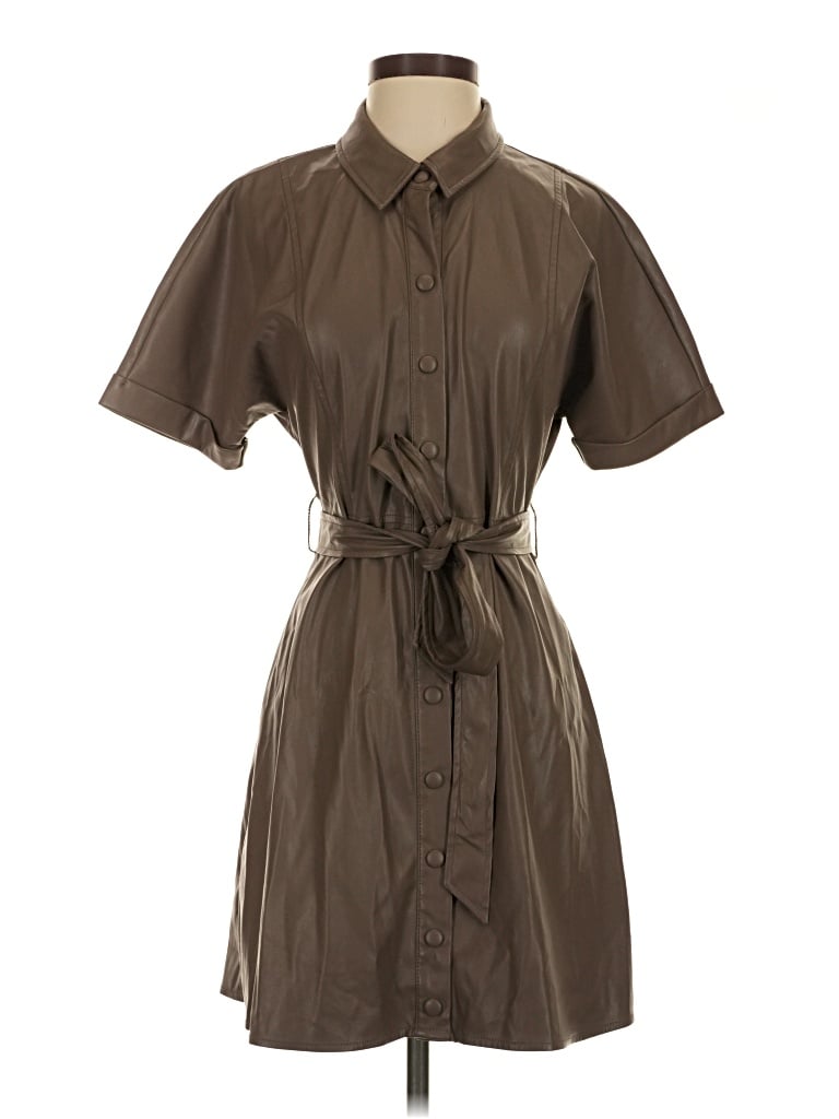 Pre-owned Heartloom Casual Dress In Brown