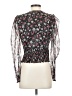 ASTR The Label 100% Polyester Black 3/4 Sleeve Blouse Size S - photo 2