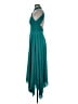 BCBGMAXAZRIA 100% Polyester Solid Teal Cocktail Dress Size S (estimated) - photo 5