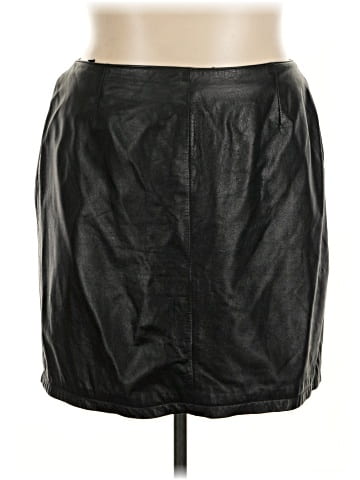MAXIMA Leather Skirt (view 1)