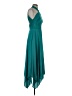 BCBGMAXAZRIA 100% Polyester Solid Teal Cocktail Dress Size S (estimated) - photo 4