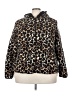 Faded Glory 100% Polyester Animal Print Gold Jacket Size 3X - photo 1