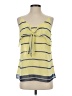 CAbi 100% Polyester Yellow Sleeveless Blouse Size S - photo 1