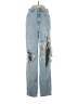 PacSun 100% Cotton Graphic Blue Jeans Size 26 waist - photo 1