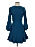 Unbranded Solid Blue Cocktail Dress Size L (estimated) - photo 1